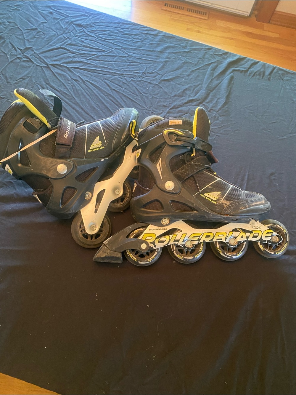 Rollerblade Inline Skates in Black and Yellow